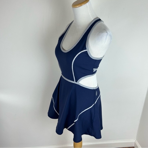 Free People Give it a Whirl Dress FP Movement Navy Size M - Picture 6 of 10